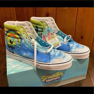 Vans Sk8-Hi SpongeBob SquarePants Imaginaaation Skate Shoes  Size 12